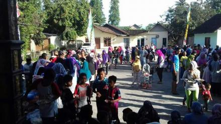 Awali Tahun Baru 2018 Dusun Brajan adakan Jalan Sehat